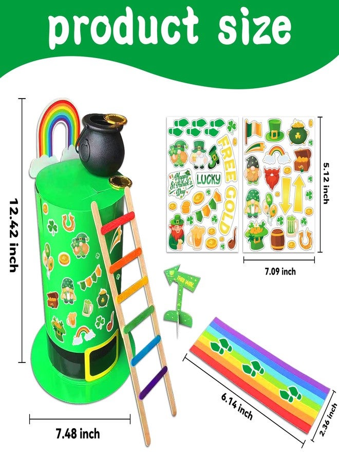 JUESMOS St Patrick's Day Leprechaun Trap Kit for Kids St Patricks Day Decorations Leprechaun Trap Crafts Kit How to Catch A Leprechaun Kit for Kids Classroom Activities St Patrick's Day Gifts - Image 5